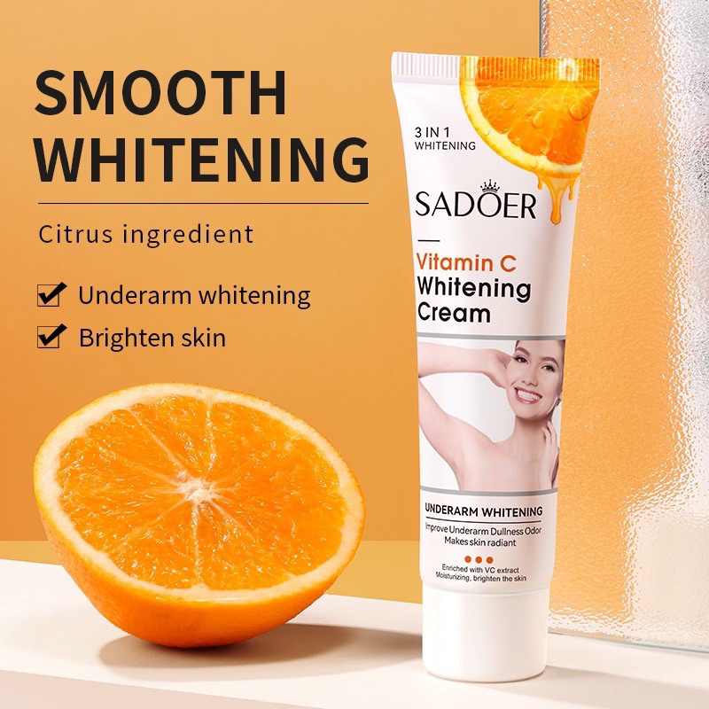 Sadoer Vitamin C Krim Pemutih Ketiak Hitam Putih Miss V Whitening Putih Celah Peha Cream Body 1119