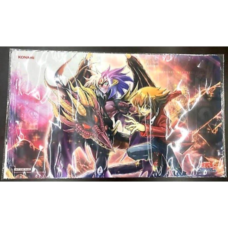 YU-GI-OH! Tapis De Jeu Jaden & Yubel - Édition 25e Anniversaire - Format Officiel Konami