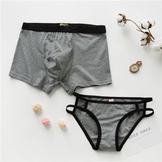 Couple Set] Couple Underwear Cotton Plain Husband & Wife 情侣纯棉