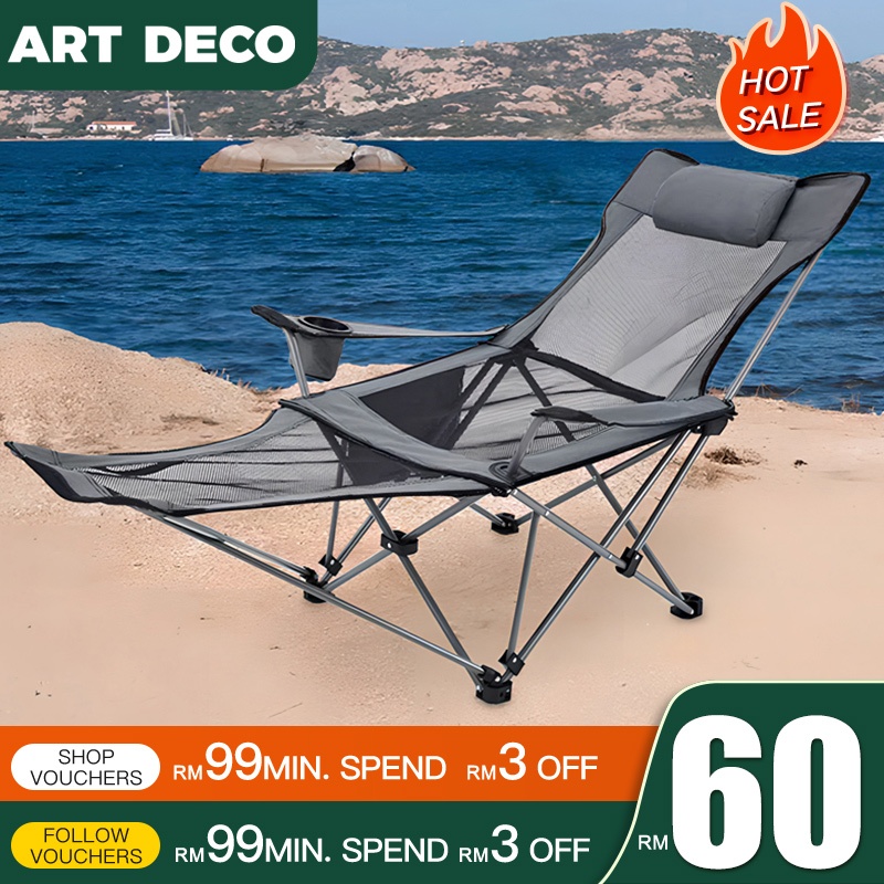 Camping Chair Folding Chair Outdoor Beach Fishing Stool Camping Chair ...