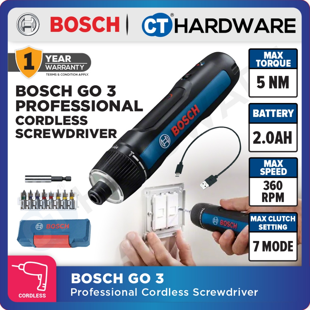 Bosch go kit 2024 professional cordless screwdriver