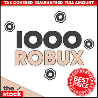 ROBLOX: 1000 ROBUX R$ (TAX COVERED) QUICK DELIVERY