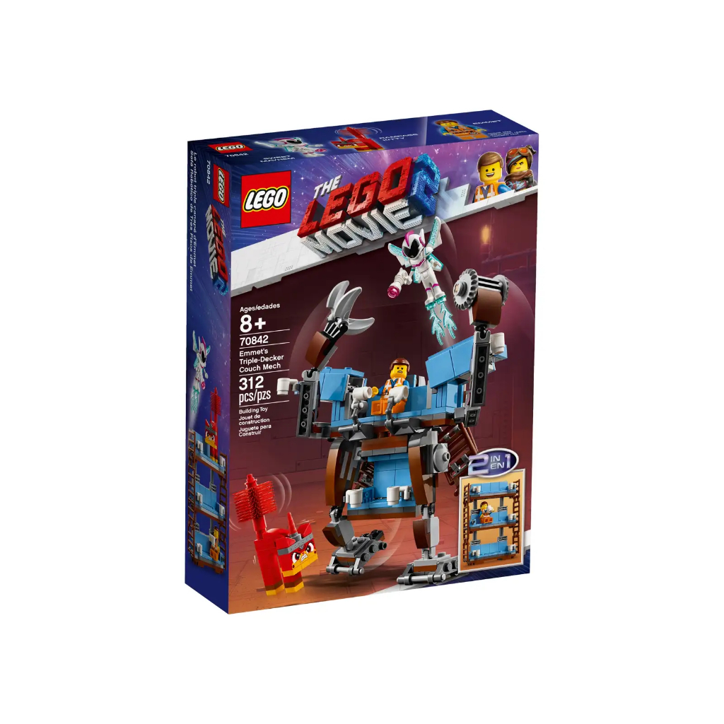 BrickMonster Lego 70842 Emmet s Triple Decker Couch Mech The Lego Movie 2 Shopee Malaysia