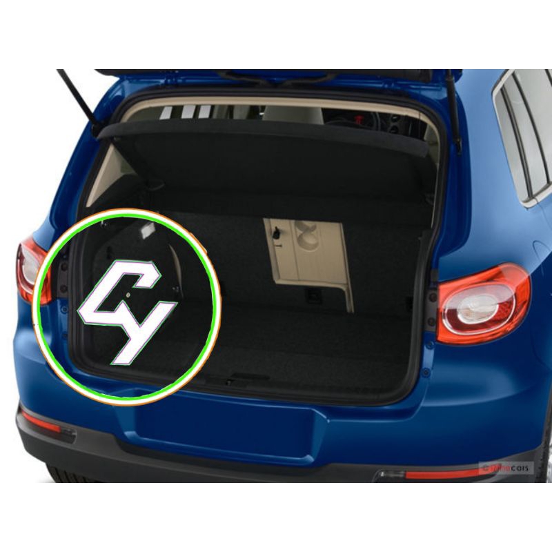 Volkswagen VW TIGUAN papan pentutup rear speaker board Trunk Cargo ...