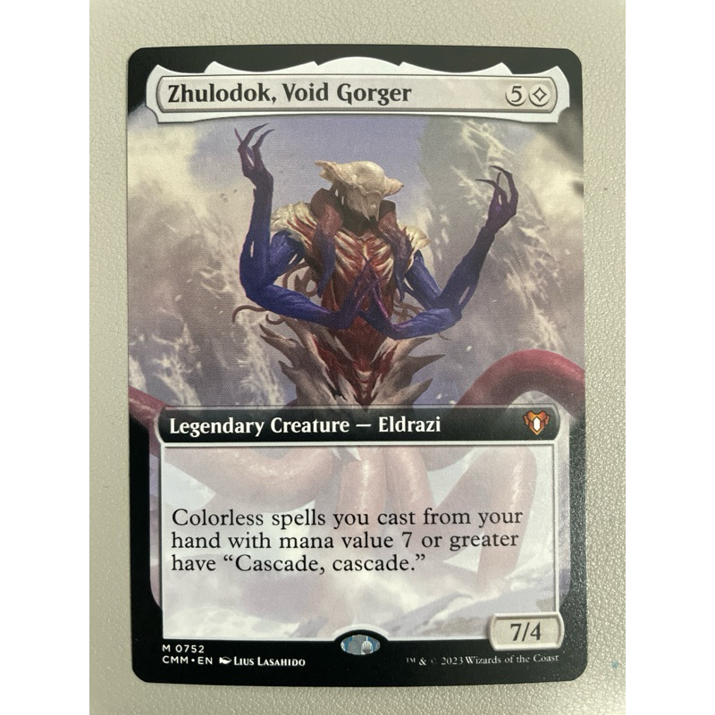 MTG:Commander Master (CMM) M0752 - Zhulodok, Void Gorger (Extended Art ...