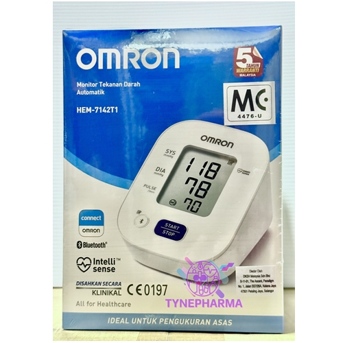 Omron HEM-7142t1 Automatic Blood Pressure Monitor | Shopee Malaysia