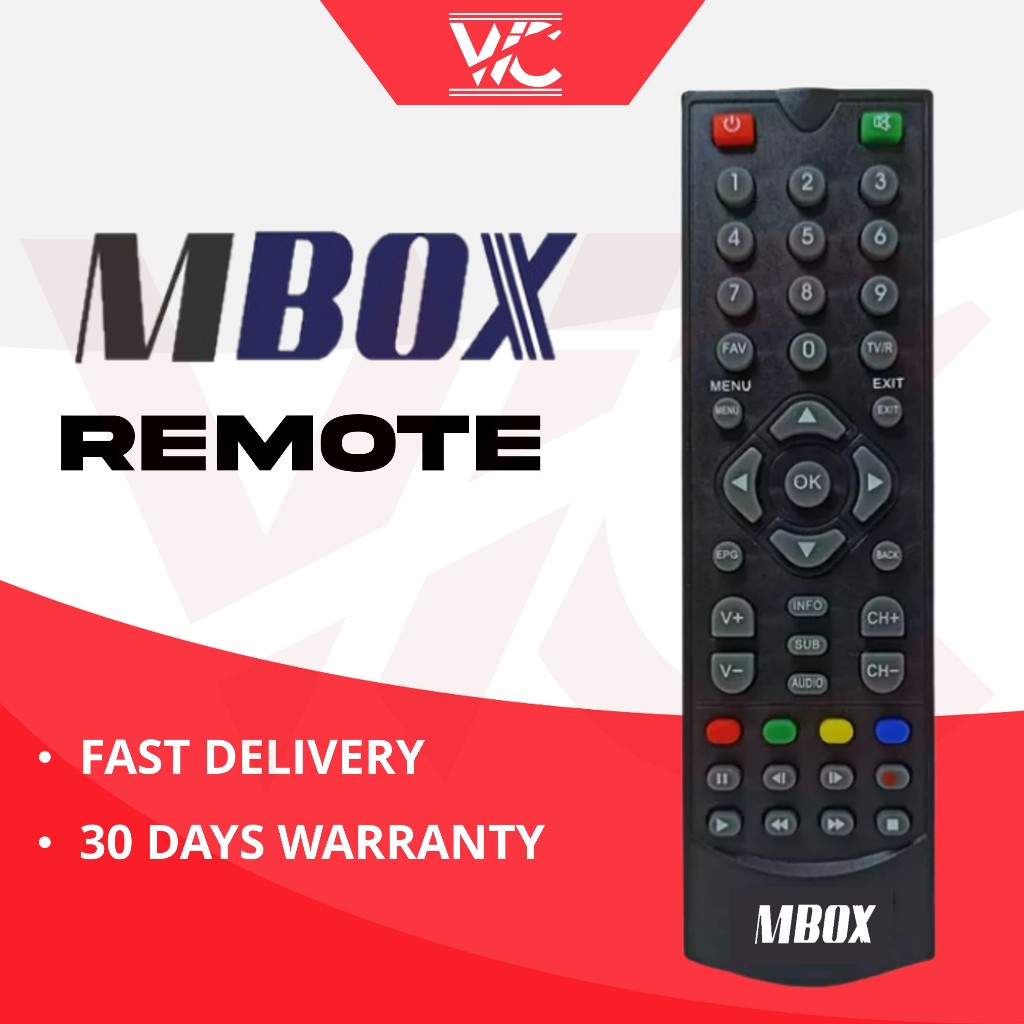 MBox Decoder Remote Control | Alat Kawalan Jauh Dekoder mbox mytv ...
