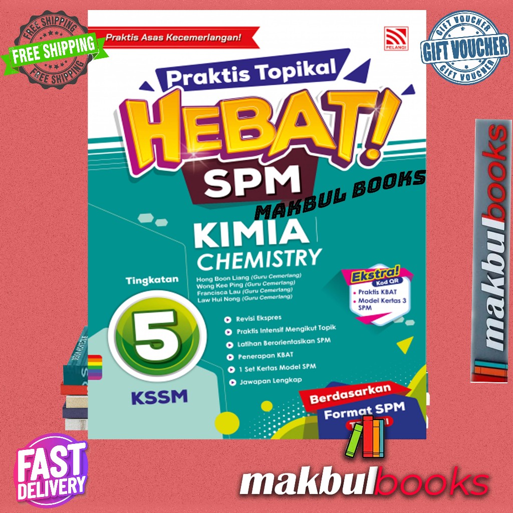 PELANGI: PRAKTIS TOPIKAL HEBAT! SPM KIMIA TINGKATAN 5 KSSM | Shopee ...