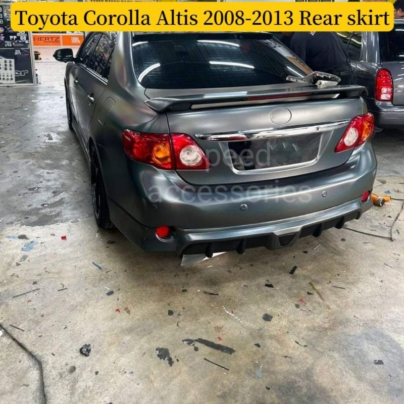 TOYOTA COROLLA ALTIS 2008-2013 REAR SKIRT NEW READY STOCK | Shopee Malaysia