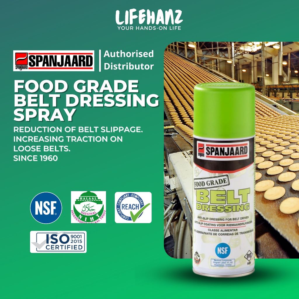 Spanjaard Food Grade Belt Dressing Spray400ml Shopee Malaysia