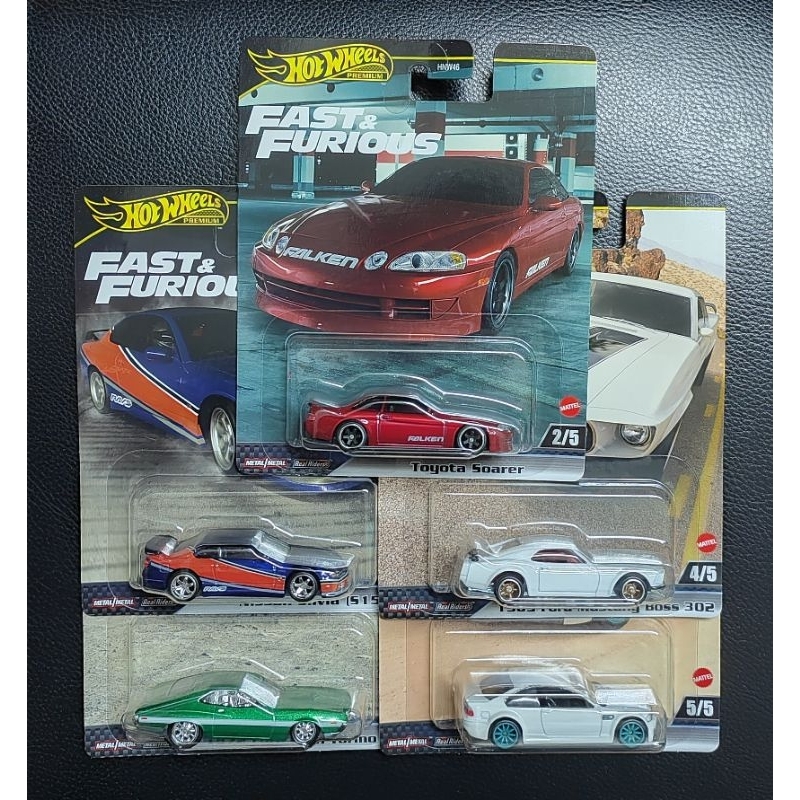 Hot Wheels Premium Fast & Furious 2024 Silvia Soarer Mustang Boss M3 ...