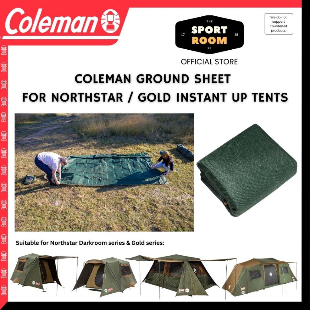 [Ready Stock] COLEMAN Ground Mesh Footprint for Instant Up Tents