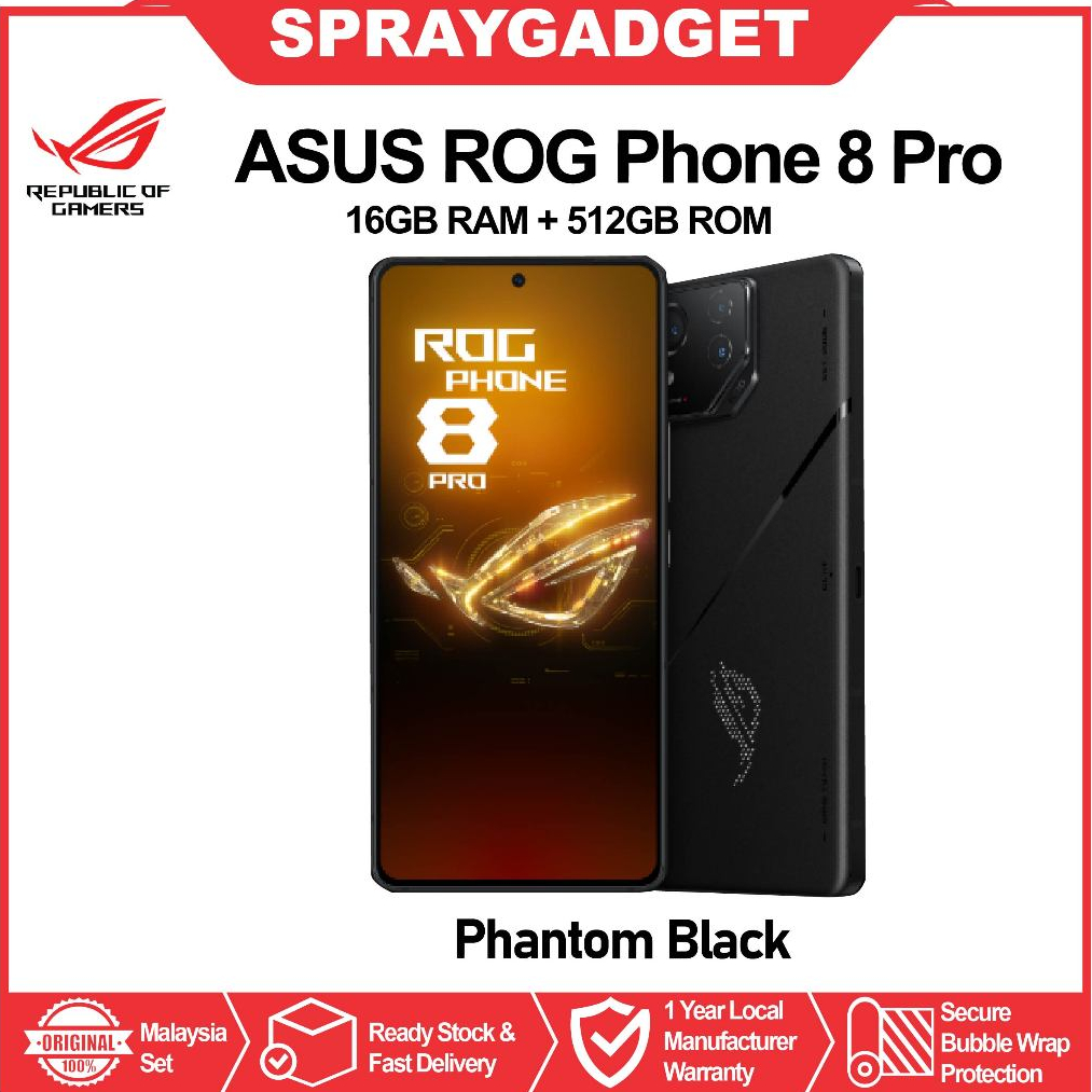MY SET] ASUS ROG Phone Pro Edition ROG Pro ROG (24GB+1TB