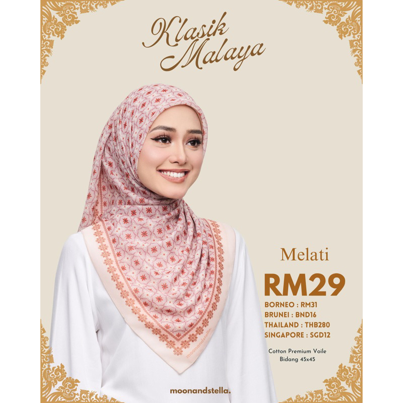 TZ - {NEW ARRIVAL} Moonandstella Raya Collection Klasik Malaya | Shopee ...