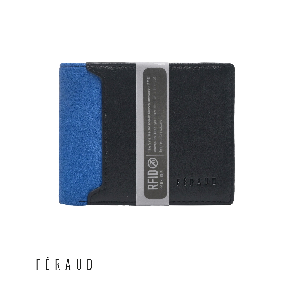 FERAUD Men RFID Protected Credit Card Wallet - FWT0156PN3NJ3 | Shopee ...