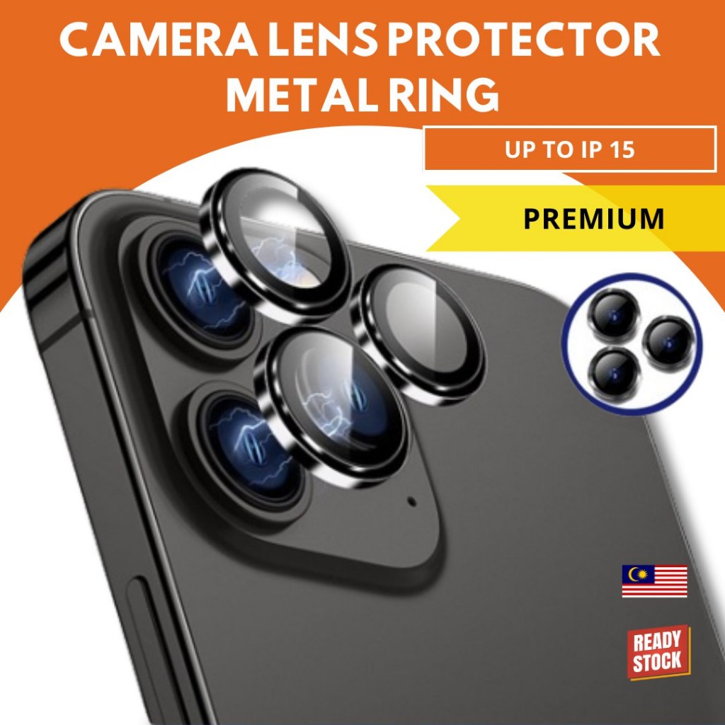 (Aluminium Series) Armor Camera Lens Cover Protector for iPhone 16 15 ...