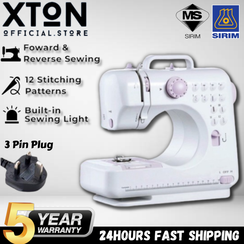 Sewing Machine YASM 505A pro upgraded 12 sewing portable mini sewing