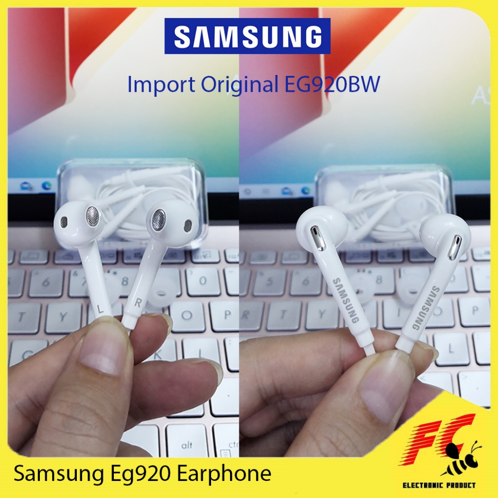 IMPORT ORIGINAL 3 months warranty Samsung Eg920 Earphone Microphone In Ear Wire Handsfree Headset Headphones 3.5MM