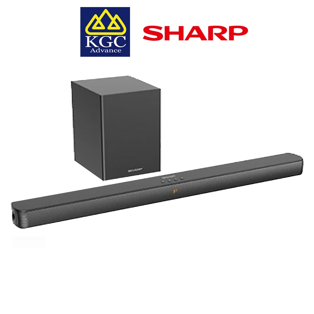 Sharp 2.1 ch soundbar with sale wireless subwoofer