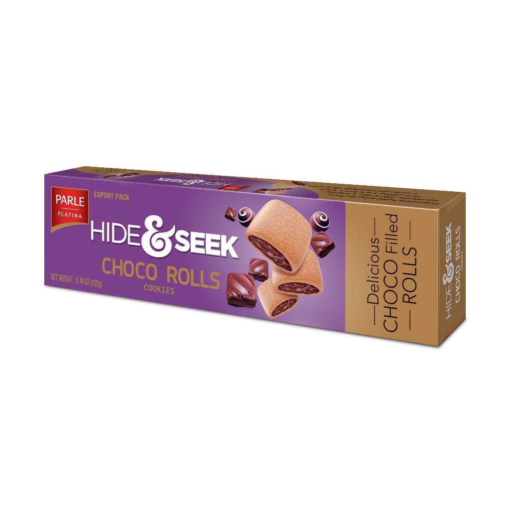 Parle Hide & Seek Choco Rolls 125gm - Revel In Irresistible Chocolate ...