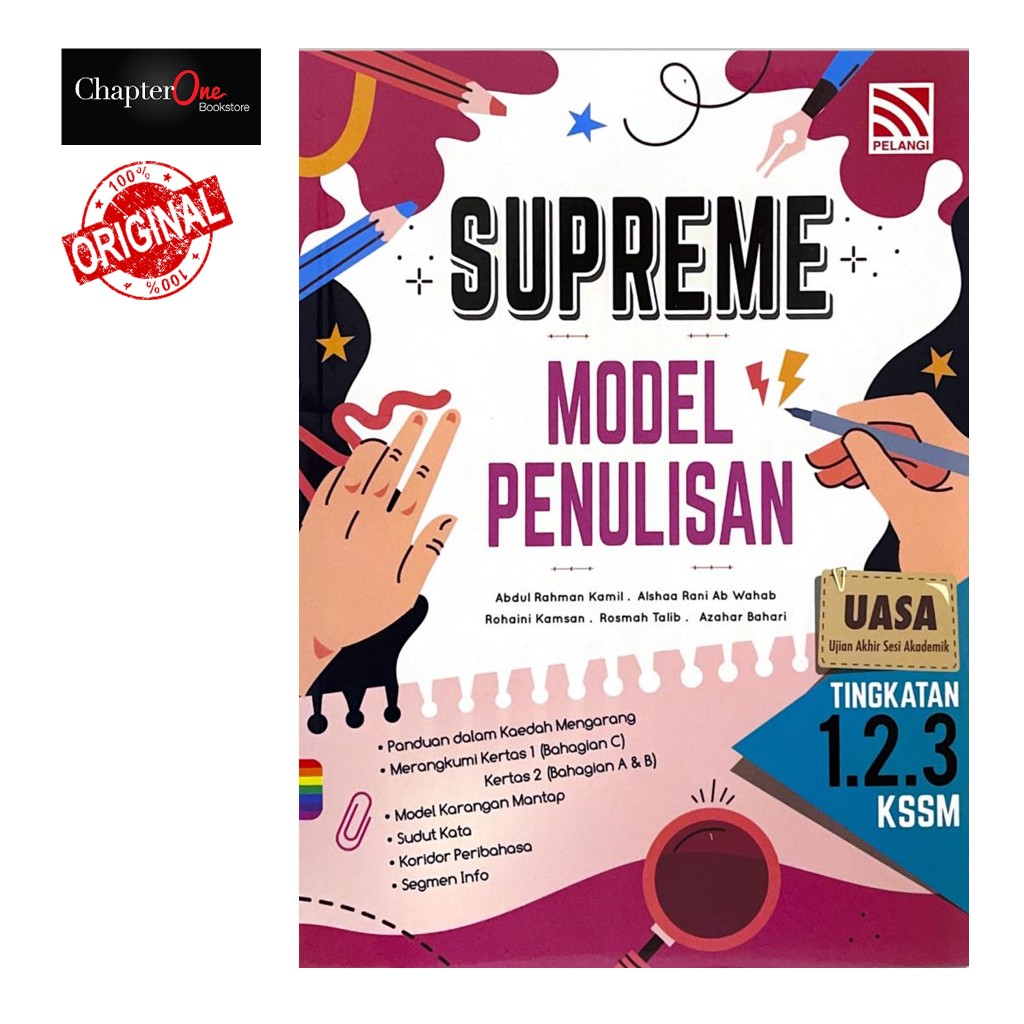 [Pelangi] SUPREME Model Penulisan KSSM | UASA | Tingkatan 1,2,3 (2024 ...