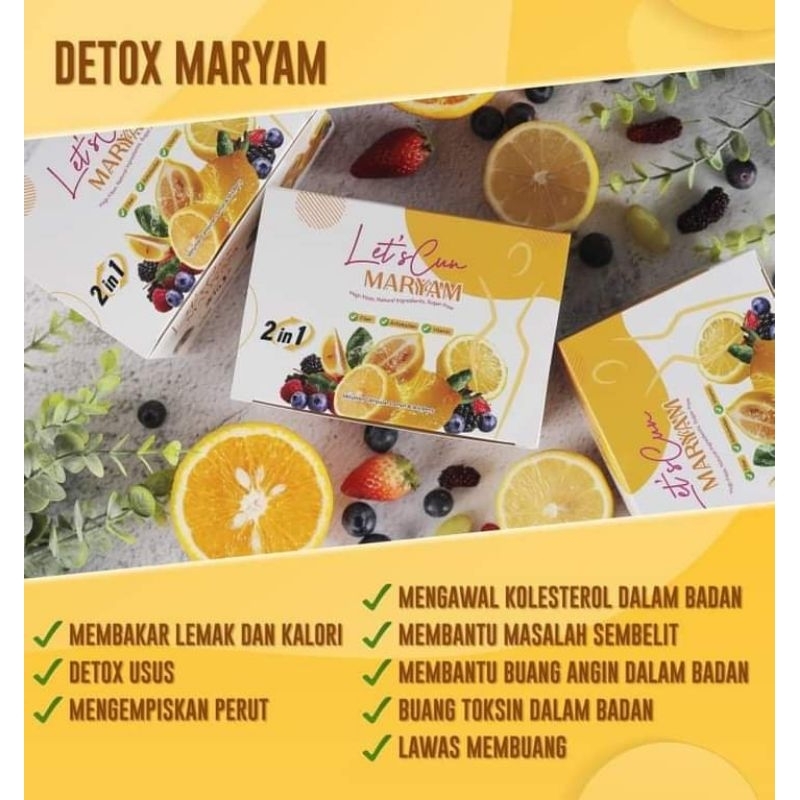 Hot item🔥let's cun detox by maryam | Shopee Malaysia