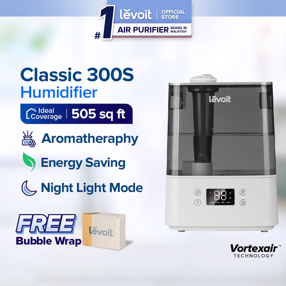 Levoit VeSync Classic 300S Ultrasonic Smart Humidifier and Built in