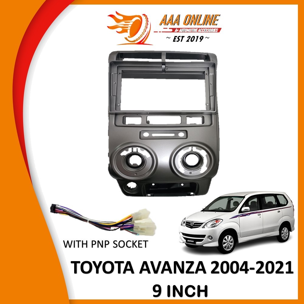 Android Player Casing 9'' Toyota Avanza 2004-2021 Black (WIth PNP ...