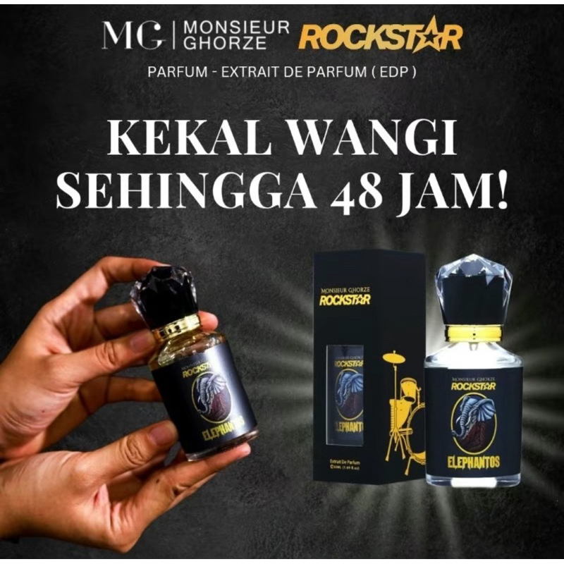 monsieur ghorze rockstar perfume EDP Mesra Solat kekal wangi sehingga ...