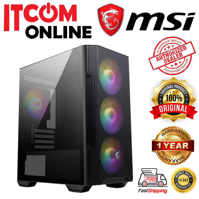 MSI MAG FORGE M100R MATX CASING | Shopee Malaysia