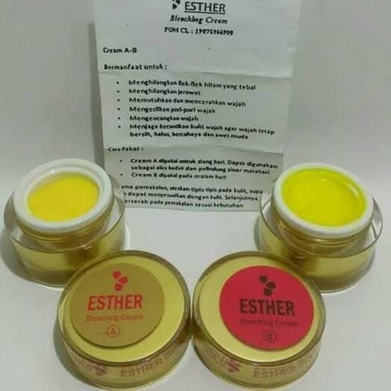 ESTHER CREAM KRIM JERAGAT SIANG MALAM 30g Shopee Malaysia
