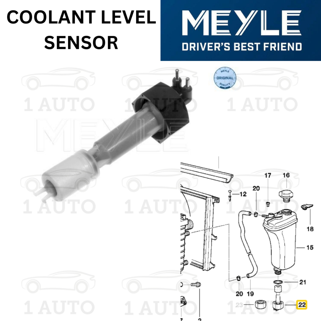 MEYLE GERMANY COOLANT LEVEL SENSOR BMW E36 M50 M52 325i 328i Shopee