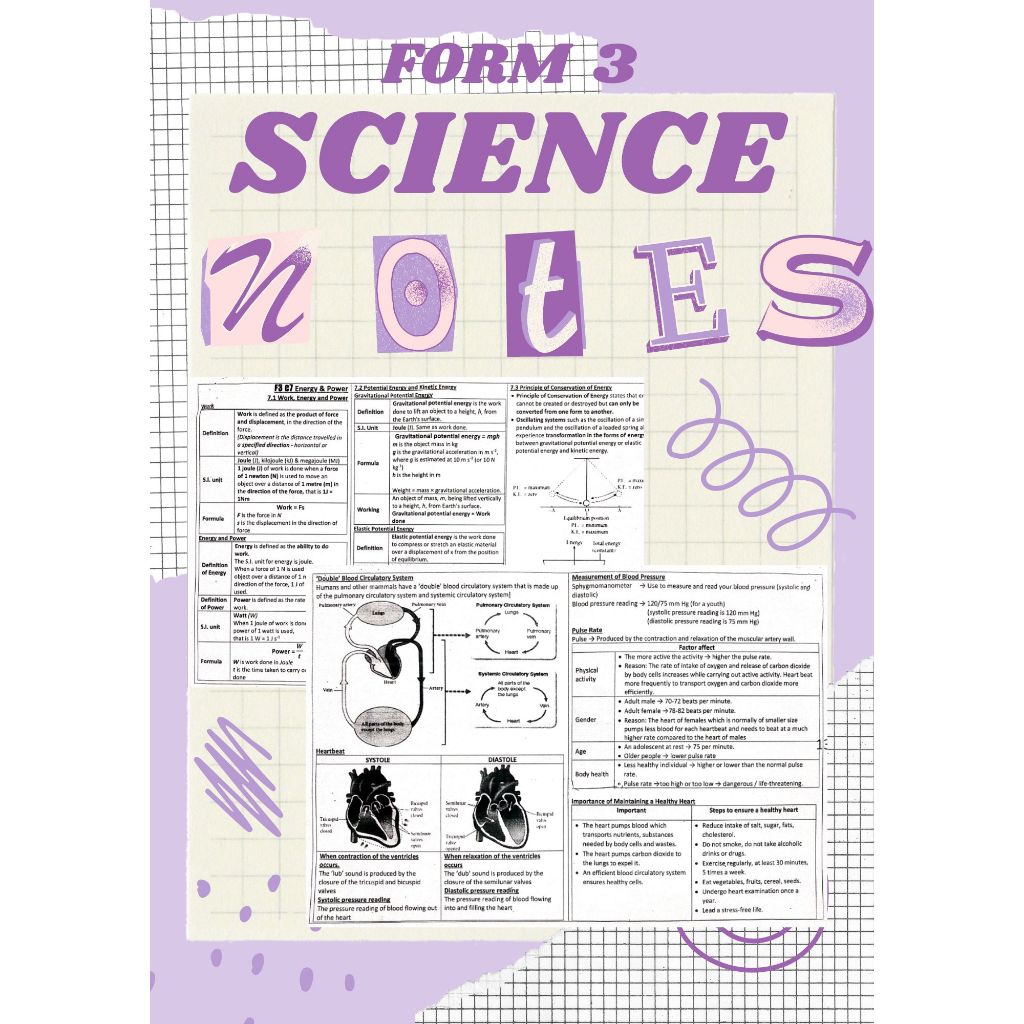 [PDF] FORM 3 SCIENCE NOTES (FULL AND COMPLETE) | Shopee Malaysia
