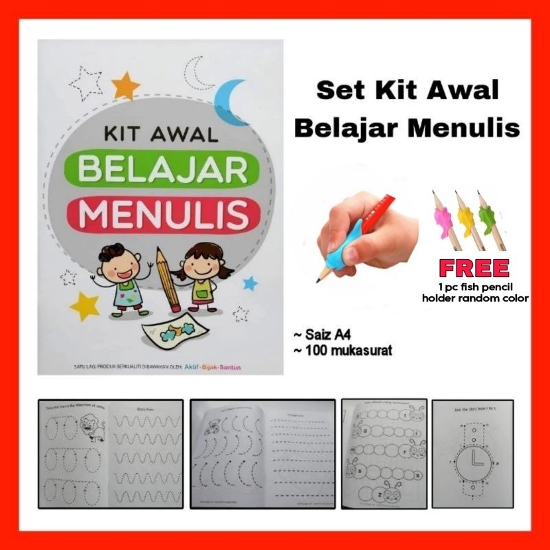 Buku Kit Awal Belajar Menulis Buku Belajar Menulis Mommyhappy