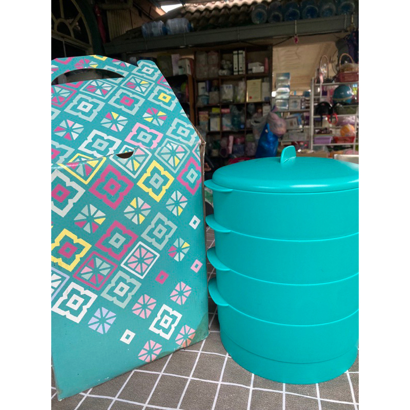 Tupperware Steam It 4 Layers with Gift Box 💎 Ready Stock | Shopee Malaysia