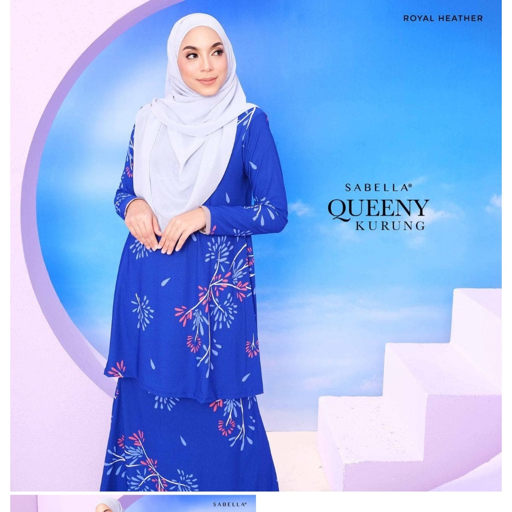 Sabella Queen/Queeny Kurung Ironless & Berpoket (READY STOK) | Shopee ...