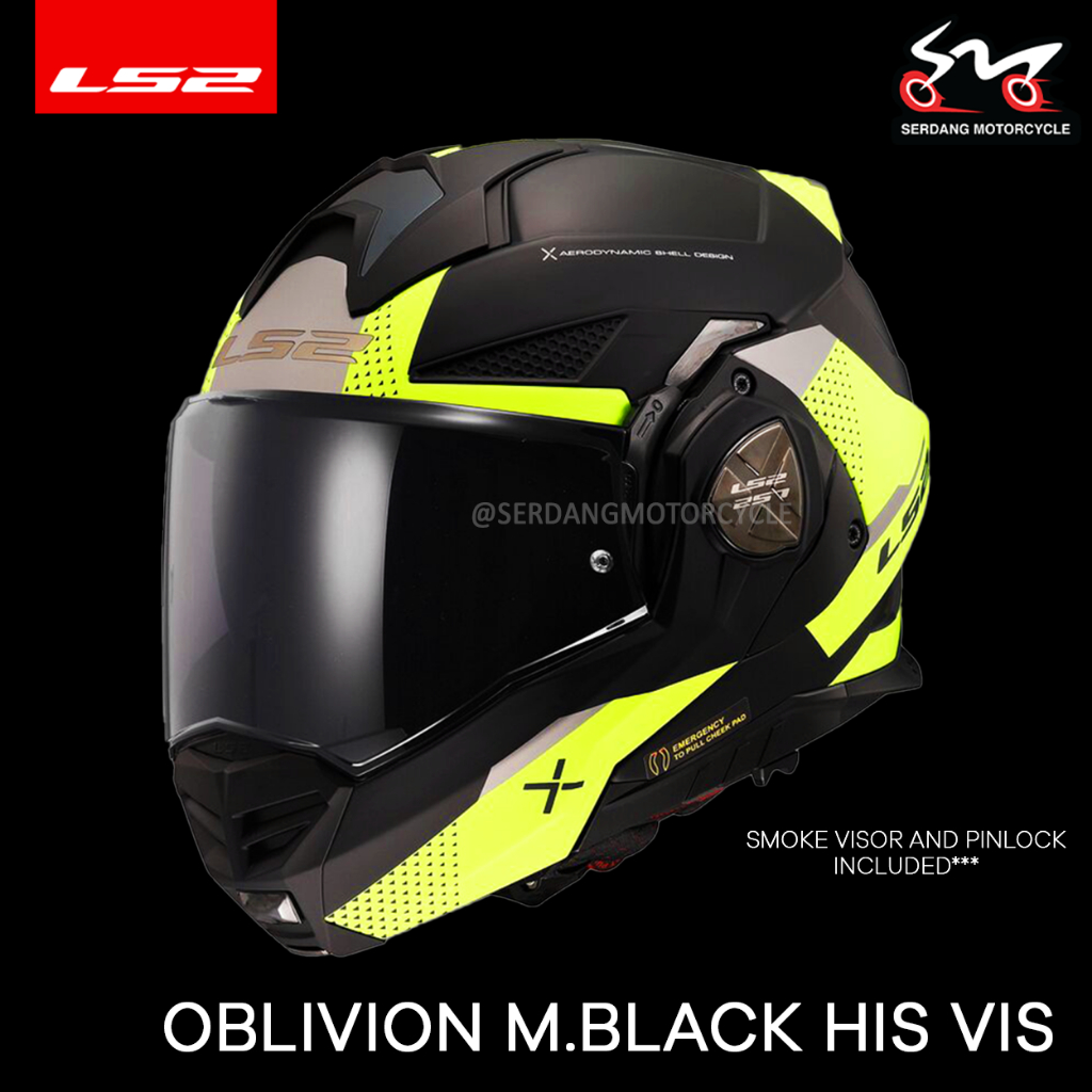 LS2 FF901 ADVANT X CARBON MODULAR HELMET FULL FACE FUTURE SOLID SIRIM ...