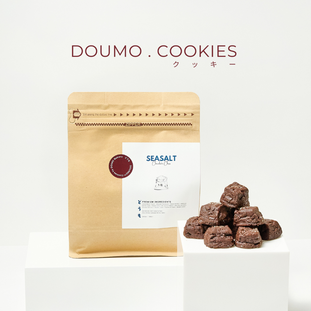 Sea Salt Chocolate Chips Cookies 150g (Ready Stock) *Doumo Cookies