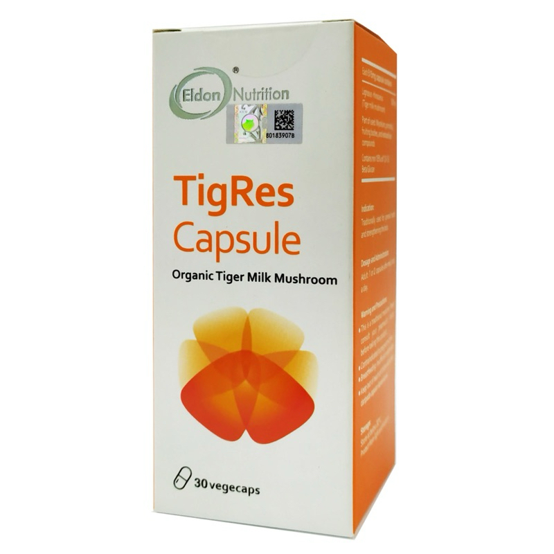 Eldon Nutrition Tigrex Tiger Milk Mushroom 500mg (Capsule) 30s (Lung ...