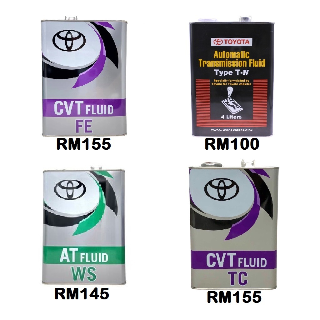 [Toyota Original] Toyota Gear Oil / Auto Transmission Fluid Atf Cvt Oil (Atf Ws / Cvt Fe / Cvt