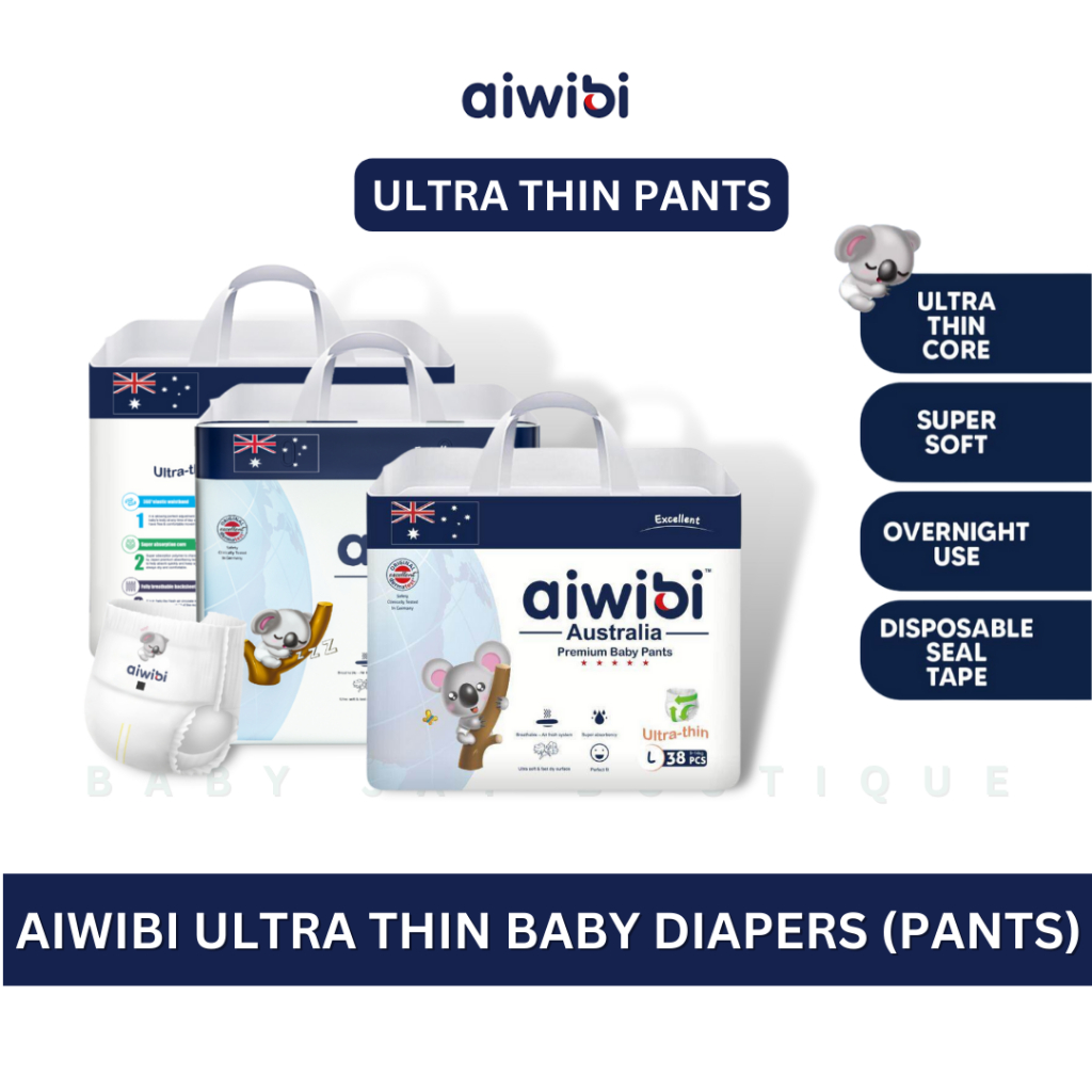 Aiwibi Premium Ultra Thin Baby Diapers (PANTS) | Shopee Malaysia