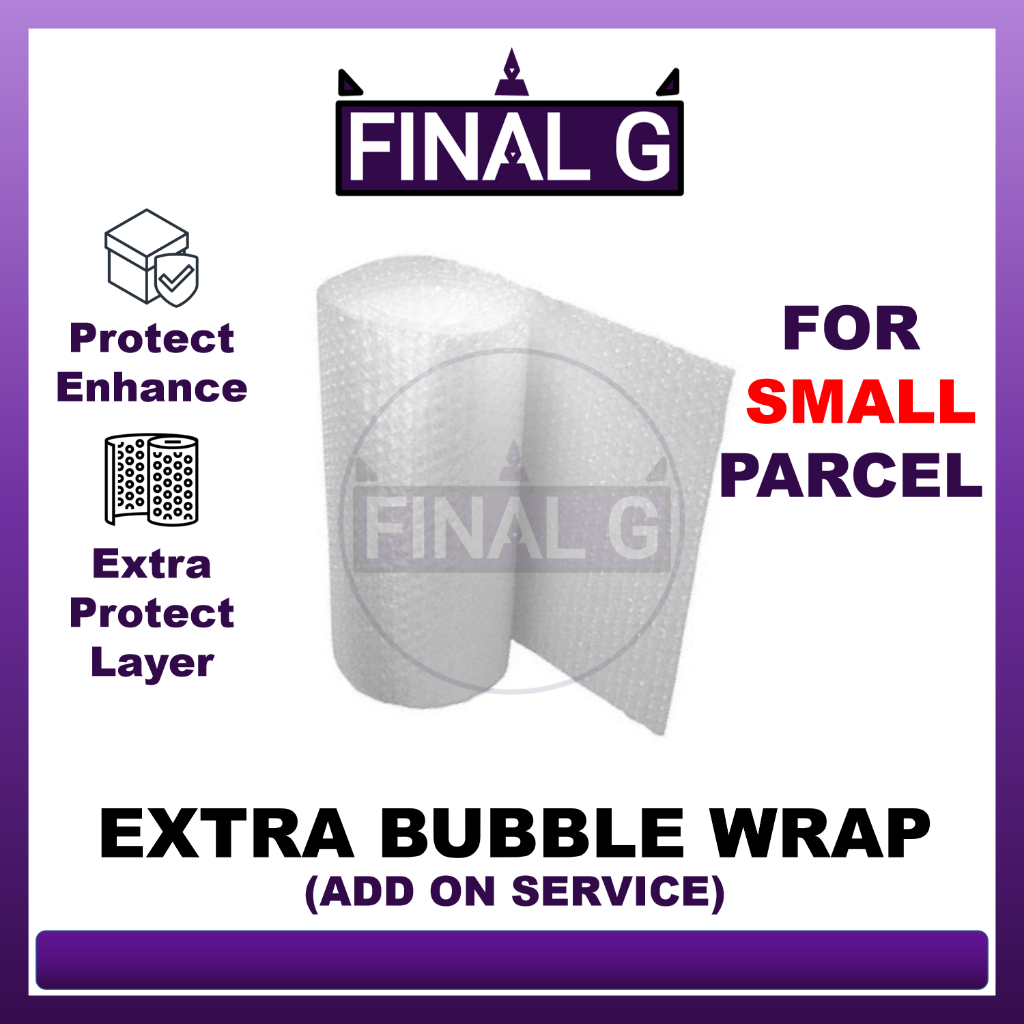 [ADD ON SERVICE] Extra Layer Bubble Wrap Protection Packaging Service ...