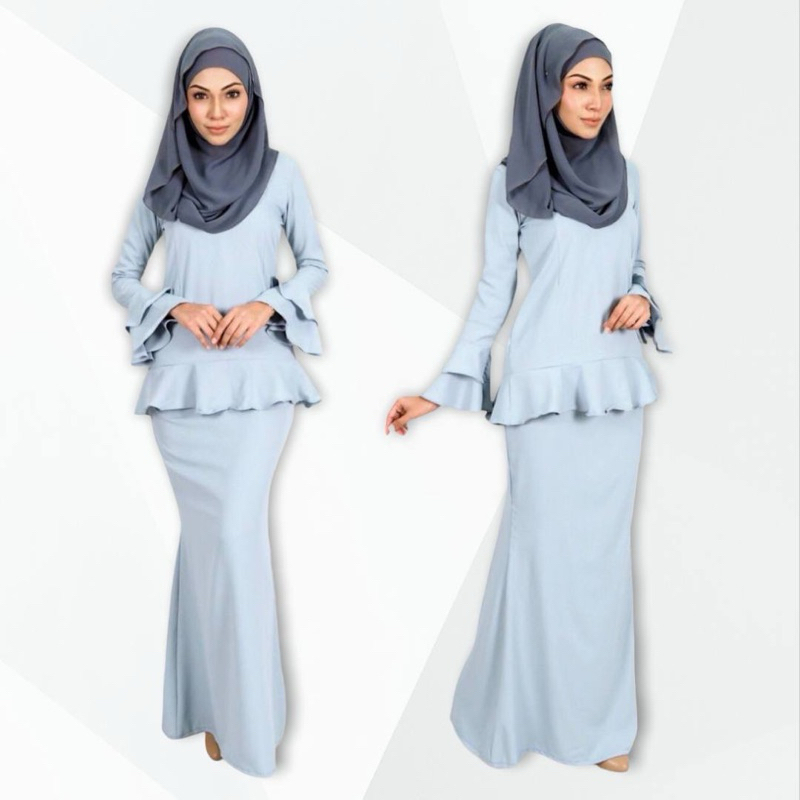 Ruffle Mini Kurung Moden . XXS - 10XL . Kurung Moden PlusSize ...