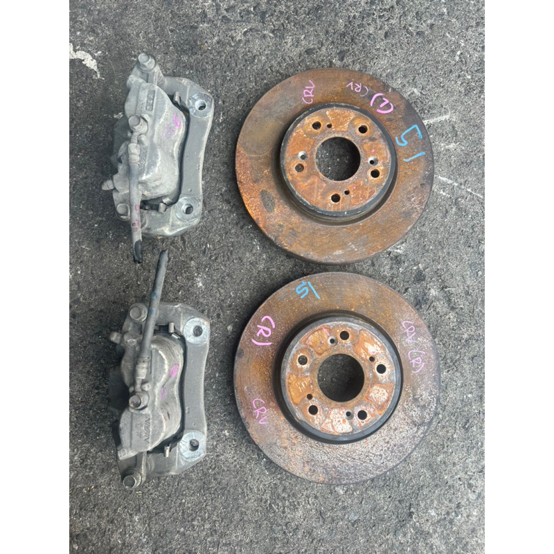 CRV TOA TWIN POT CALIPER DISC ROTOR SET USED JAPAN | Shopee Malaysia