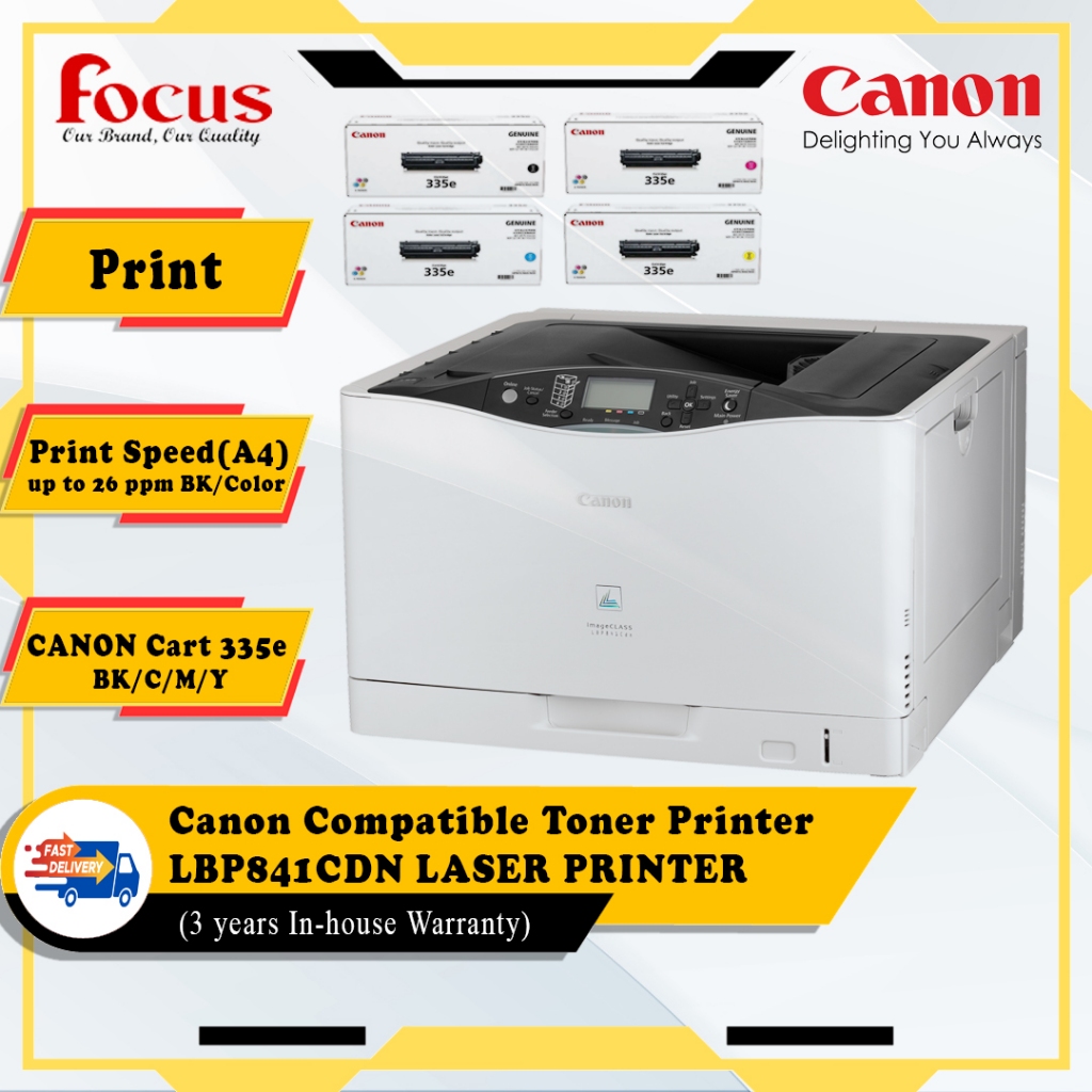 Canon Imageclass Lbp841cdn Colour A3 Laser Beam Printer Shopee Malaysia 9079