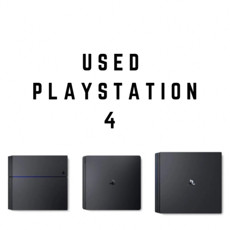 SONY PLAYSTATION 4/PS4/FAT/SLIM/PRO CONSOLES USED/SECOND-HAND/TERPAKAI ...