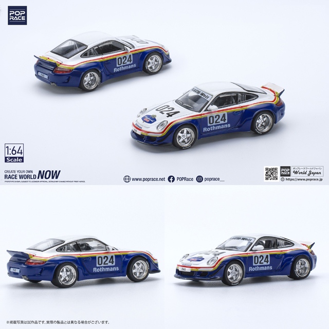 POP RACE 1/64 PR64-28 RWB 997 ROTHMANS PORSCHE | Shopee Malaysia