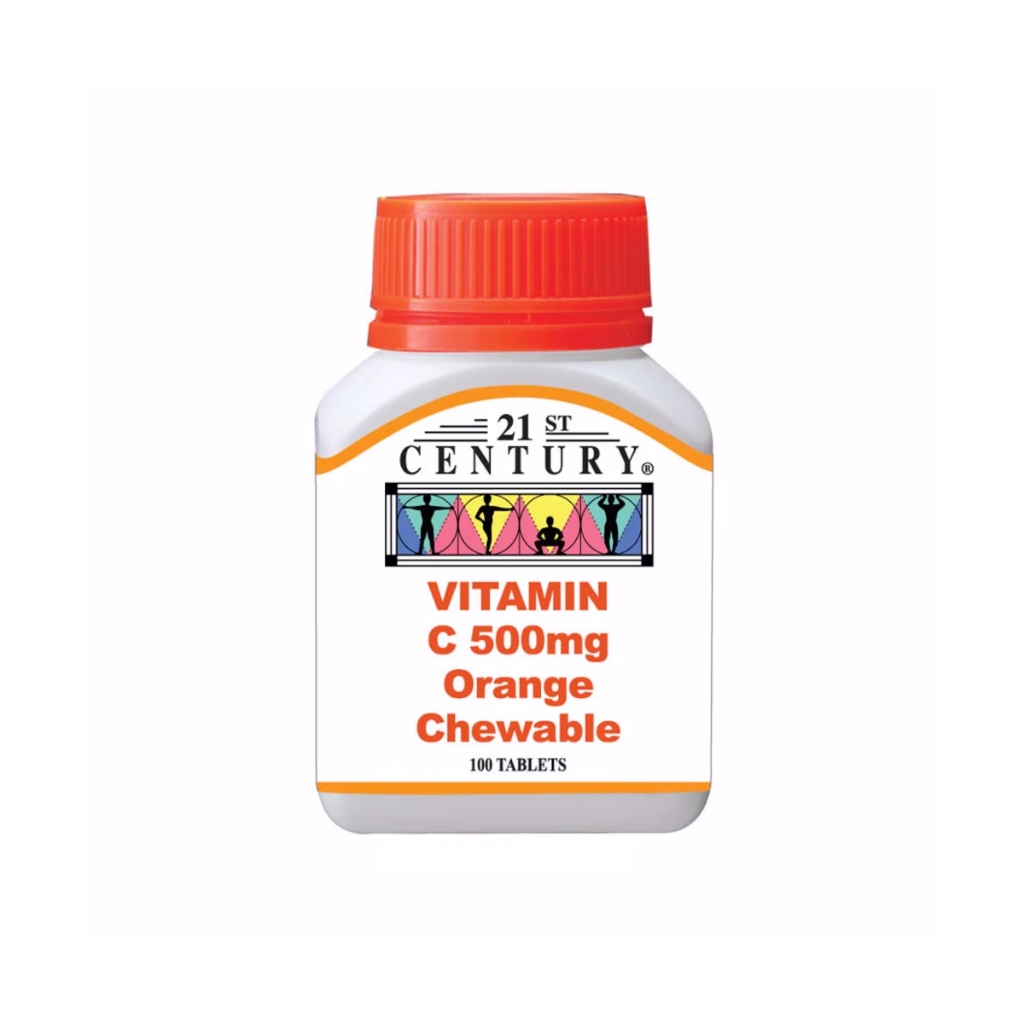 21st CENTURY VITAMIN C 500MG ORANGE CHEWABLE ( EXPIRED 9/10/2024