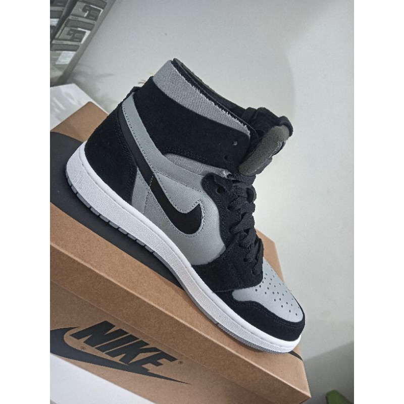 aj1 zoom london grey