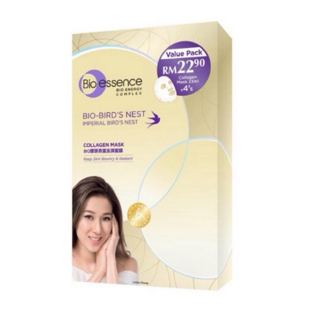 Bio Essence BioBird's Nest Imperial Bird's Nest Collagen Mask 23ml x6
